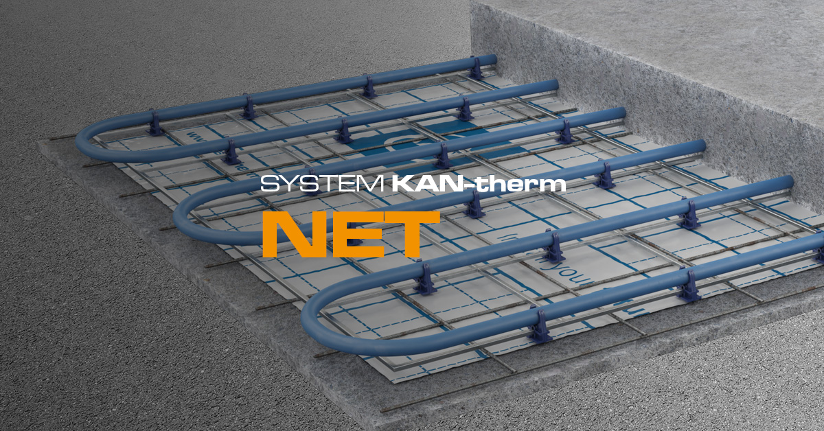 KAN-therm NET – paljude kasutusvõimalustega mitmekülgne pinnaküttesüsteem